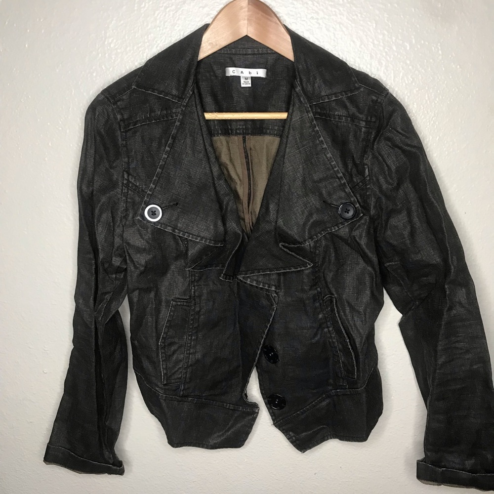 CAbi Punk Jean Jacket Black